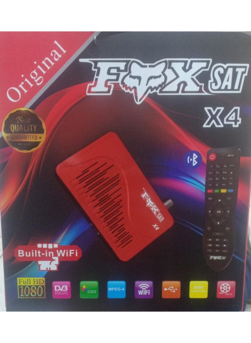 فوكس سات إكس 4 - أحمر - Image 1