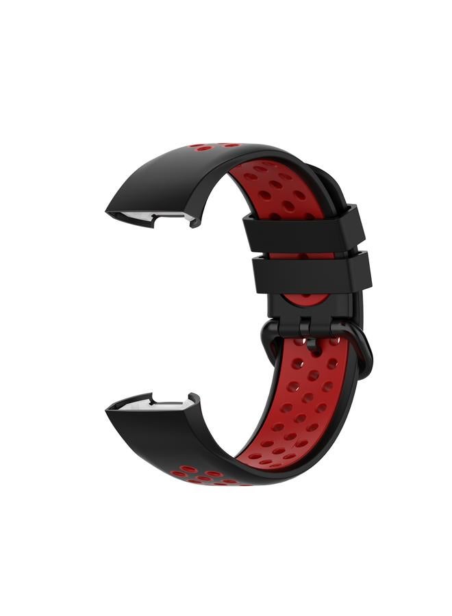 erorex Replacement Band For Fitbit Charge 4 / Charge 3 / Charge 3 SE Watch Button Two Colors Silicone Replacement Strap Watchband - Image 3