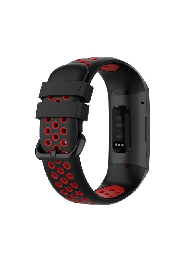 erorex Replacement Band For Fitbit Charge 4 / Charge 3 / Charge 3 SE Watch Button Two Colors Silicone Replacement Strap Watchband - Image 5