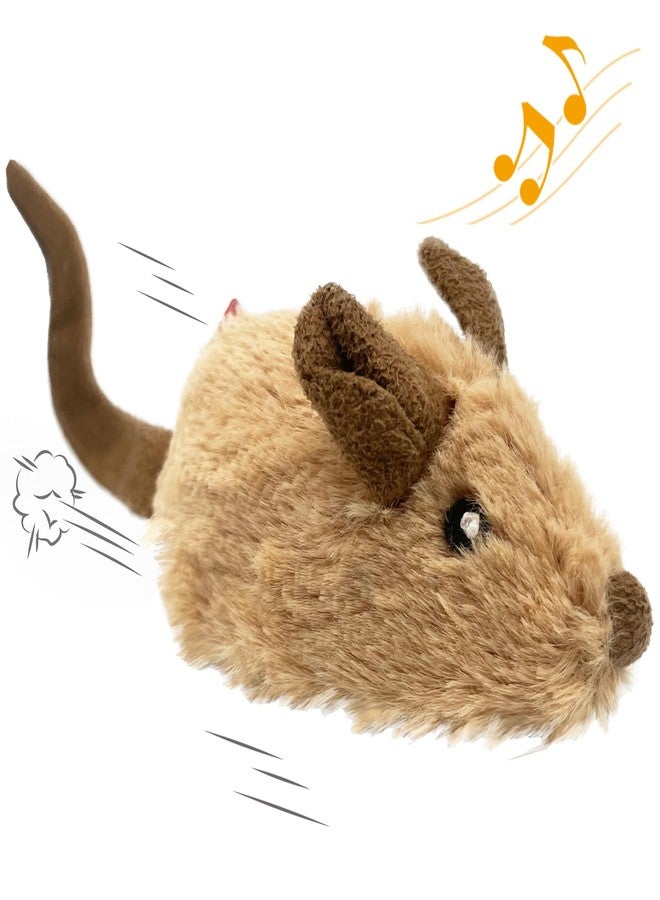 PETGEEK Gigwi Interactive Cat Toys for Indoor Cats, Moving Toy for Bored Indoor Adult Cats, Automatic Electronic Moving Mouse Cat Toys with Realistic Squeaky, Kitten Toys for Hunting Play Exercise - Image 1