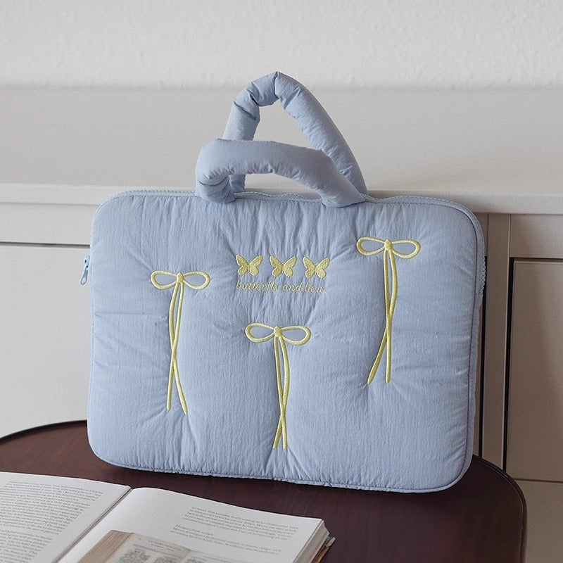 2024 Womens Laptop Tote Bag 14-inch 13-inch Tablet Sleeve 11-inch iPad CaseLight blue 14-inch Light blue 14-inch 
