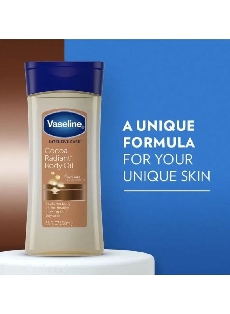Vaseline Cocoa Radiant Body Oil Jelly 200ml - Image 3