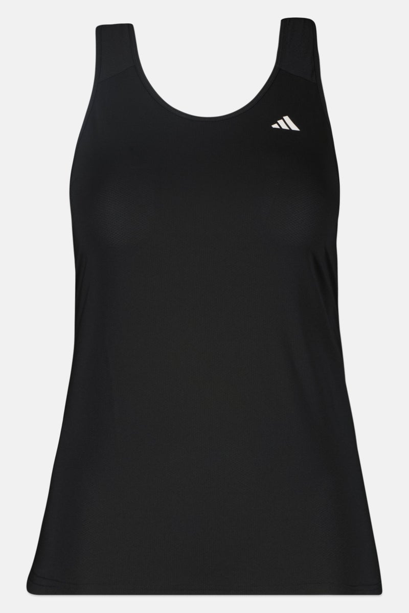 Adidas Women Plus Size Sleeveless Running Top, Black  - Image 2