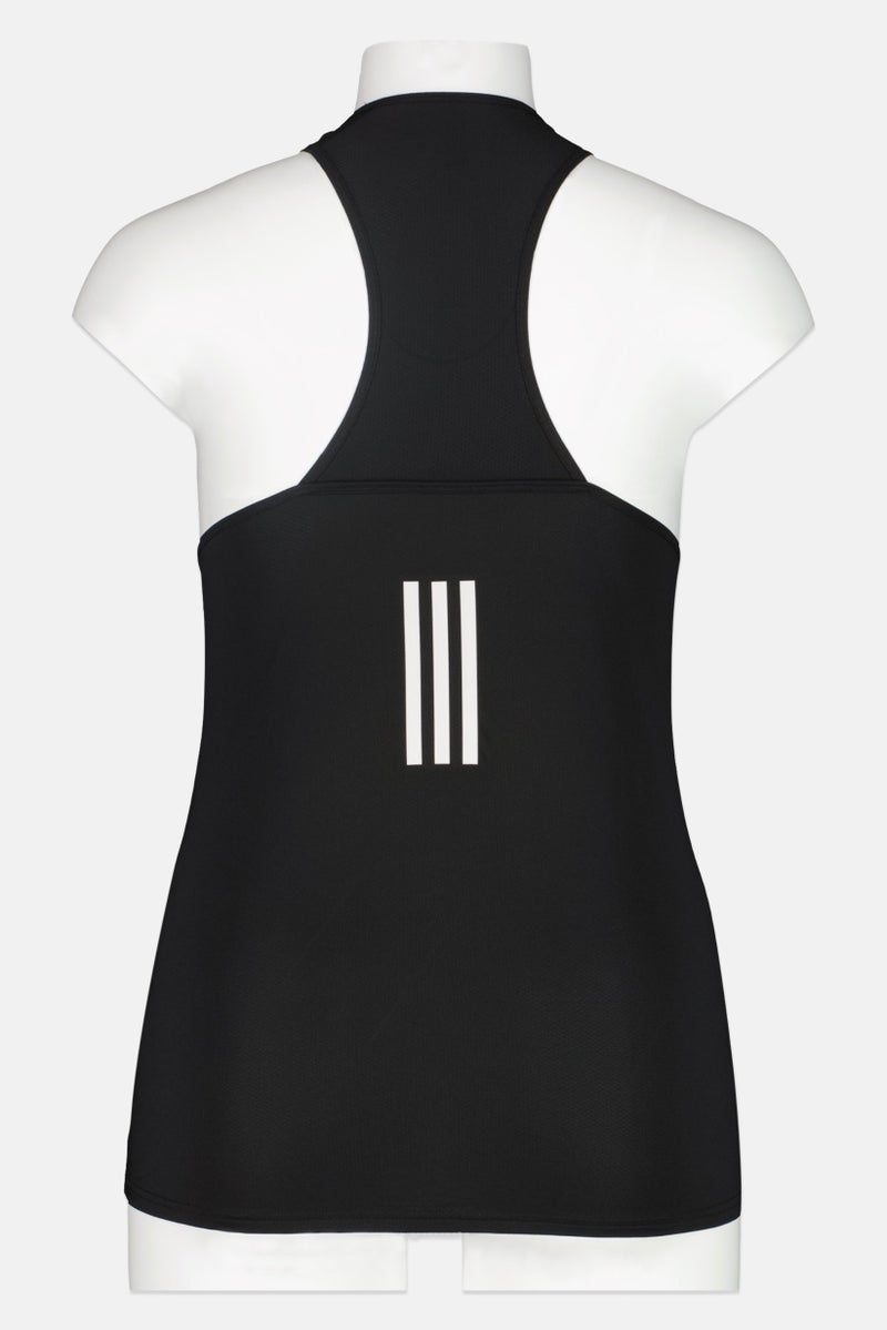Adidas Women Plus Size Sleeveless Running Top, Black  - Image 3