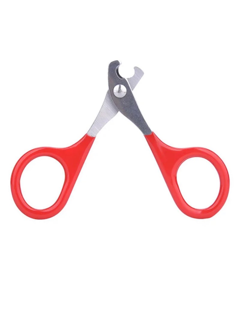 ال دبليو مقص أظافر حاد لمخالب الحيوانات الأليفة أحمر - Image 1