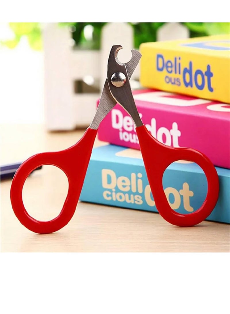 ال دبليو مقص أظافر حاد لمخالب الحيوانات الأليفة أحمر - Image 2