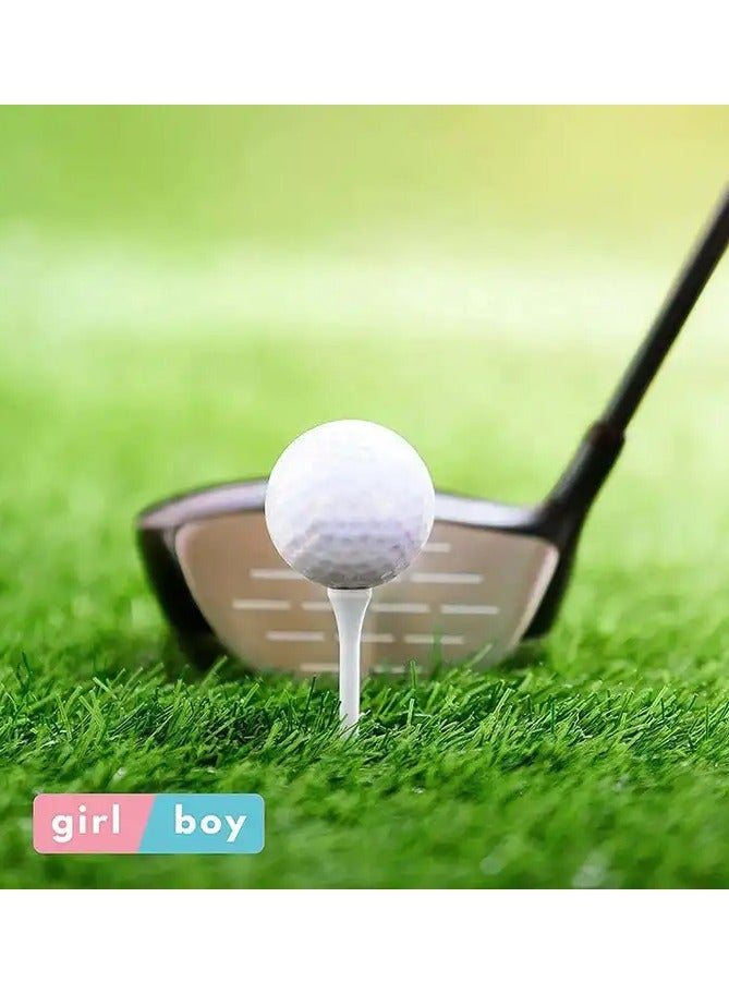 بيلانينا مجموعة كرات جولف للكشف عن جنس المولود - 2 قطعة (وردي وأزرق) - Image 4