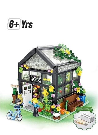 Flower House Building Setwith LED Lights Warmth Building Blocks Setatible with Most Block SetCreative Building Playset House Great  for Kids Children Boys Girls - pzsku/Z0C2AEC6B3E62A5A1DECCZ/45/1749119048/3f027ac1-9749-43d5-b1f6-8699b41081ed