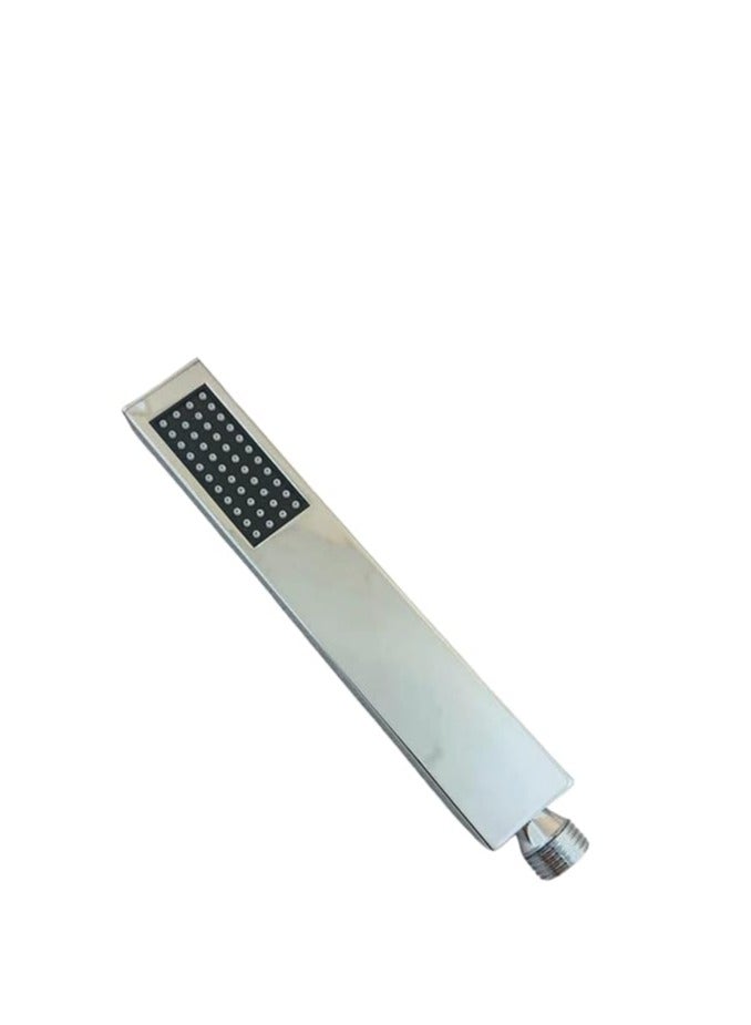 Metal Hand Shower Head (Square Silver) - Image 1