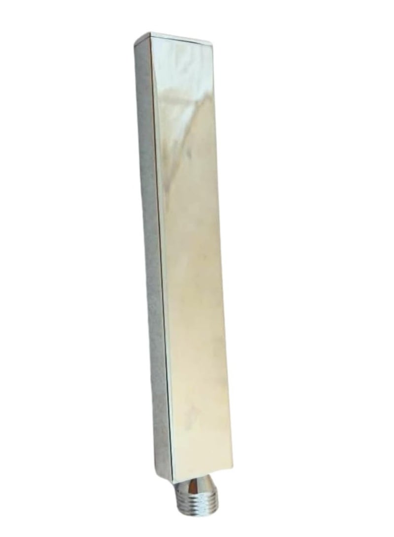 Metal Hand Shower Head (Square Silver) - Image 3