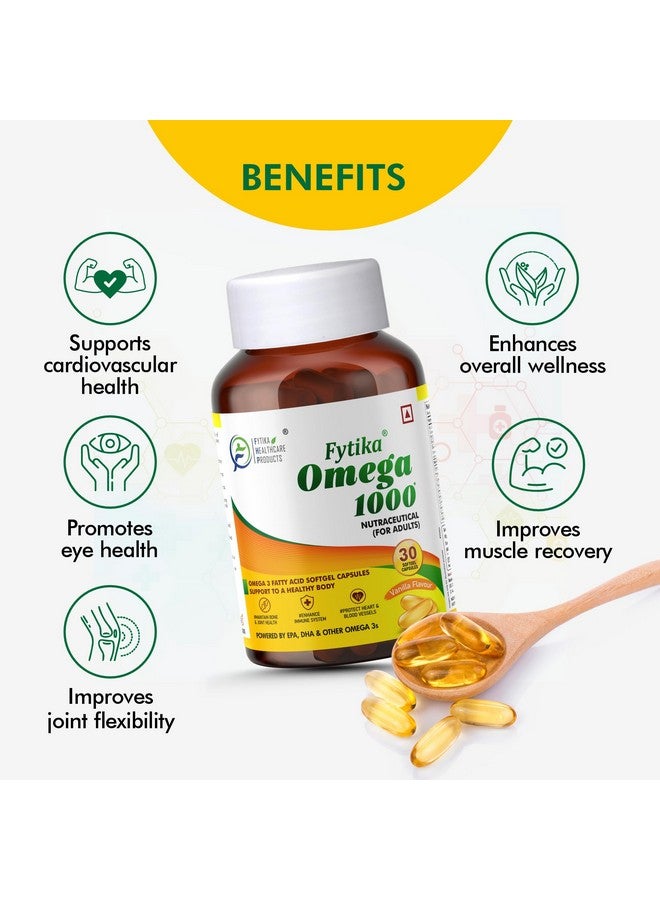 Fytika Omega 1000-30 Capsules + Fit Liver - 30 Tablets + Sleep Eazzz, Sleep Gummies - 30 Gummies, Combo (Pack of 3) - Image 3