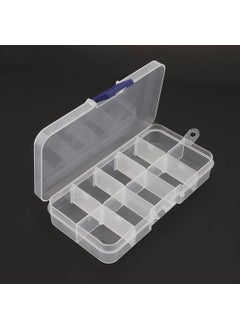 Ozan Tuhafiye 10 Compartment Adjustable Plastic Organizer Box Sewing Box Jewelry Box Organizer Box  - Image 5