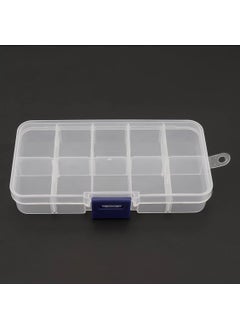 Ozan Tuhafiye 10 Compartment Adjustable Plastic Organizer Box Sewing Box Jewelry Box Organizer Box  - Image 2