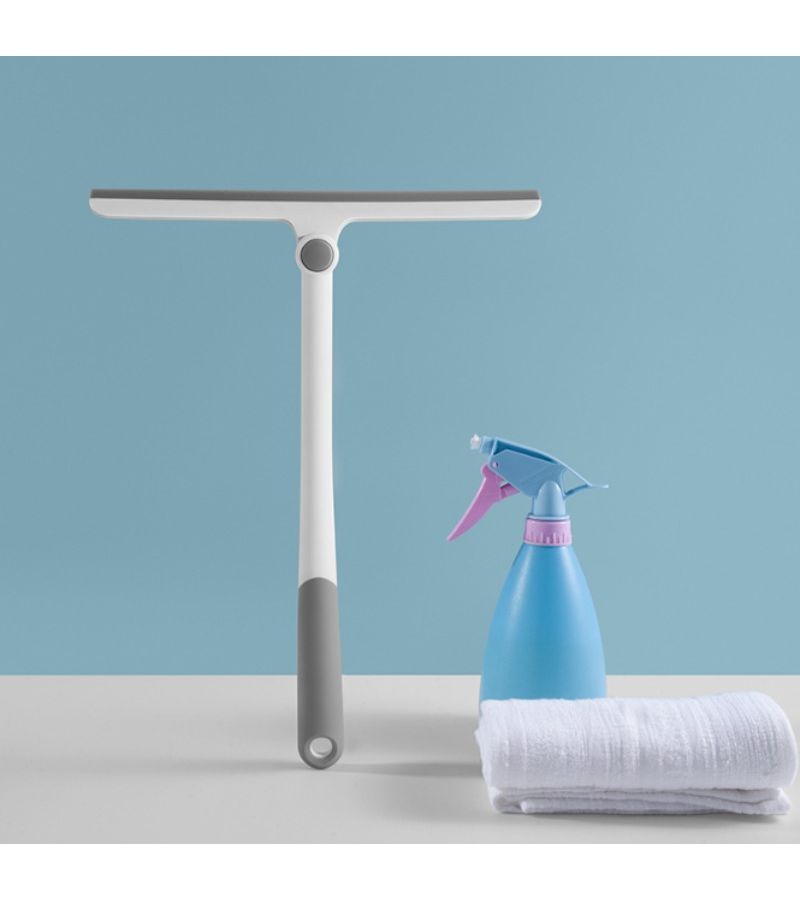 2 Pack T Shaped Glass Squeegee 360 Degree Rotating Window Cleaner - Image 3