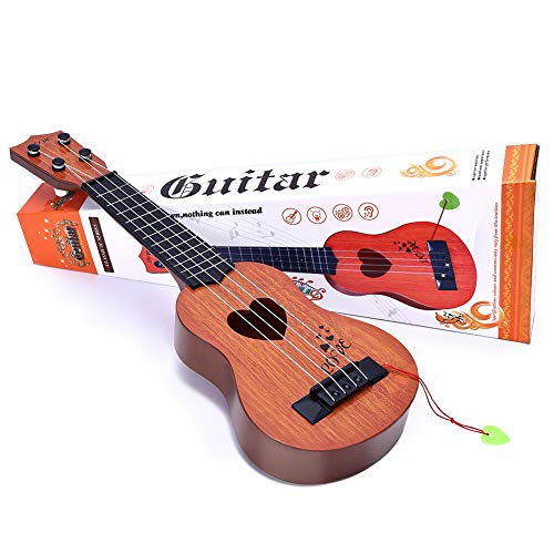 YEZI Classical Ukulele for Kids Mini Toddler Guitar Toy with Pick Educational Musical Instrument for Preschool Boys Girls Early Learning Music Toy for Ages 3 4 5 6 Years Old Brown - Image 5