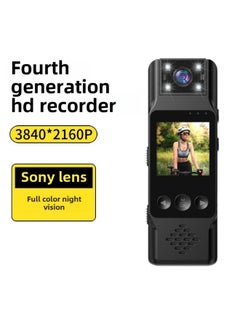 Generic 4K Camera Chest Video Artifact Wifi Law Enforcement Recorder Motion Camera Video Recorder Recording Shooting Panorama-Body Color:4k Top Version  - Official Standard Configuration  - Image 5