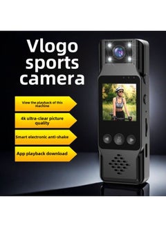Generic 4K Camera Chest Video Artifact Wifi Law Enforcement Recorder Motion Camera Video Recorder Recording Shooting Panorama-Body Color:4k Top Version  - Official Standard Configuration  - Image 2