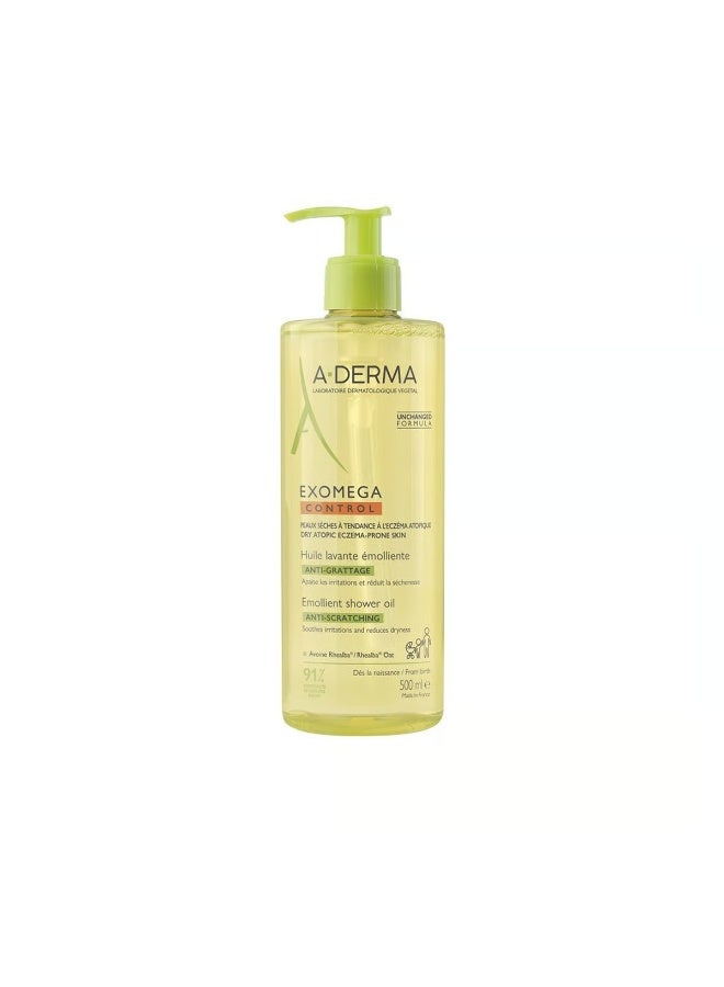 A-Derma Exomega Control Emollient Shower Oil - Image 1
