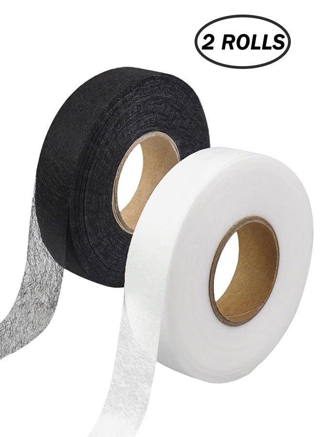 2 Rolls of Ironing Cloth Tape for Repairing Curtains,Clothes,Pants,Pillowcases - Image 1