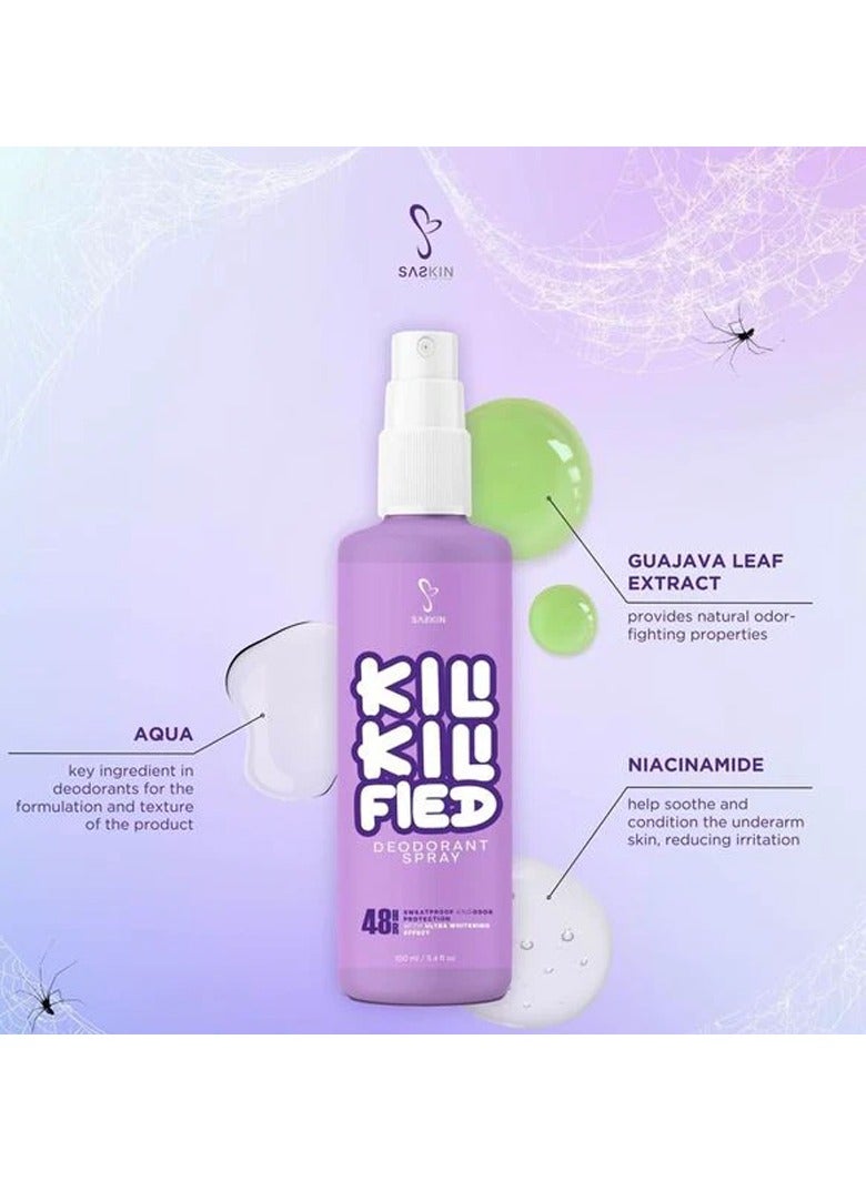 SASKIN Kili-KiliFied Deodorant Spray, 60ml - Image 3