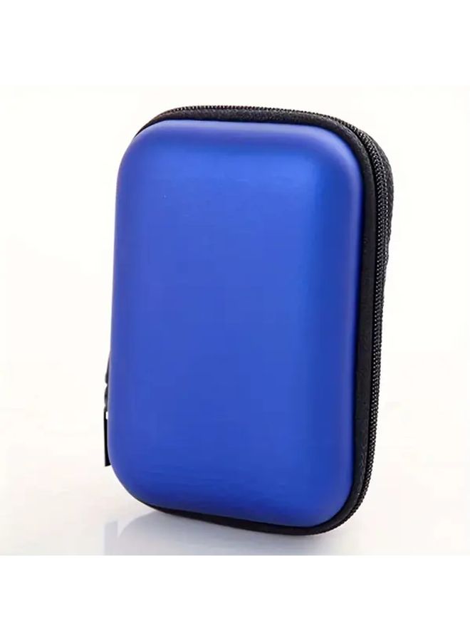 Purple Travel Electronics Organizer Pouch For USB Cable Earphone Memory Card Storage - Image 4