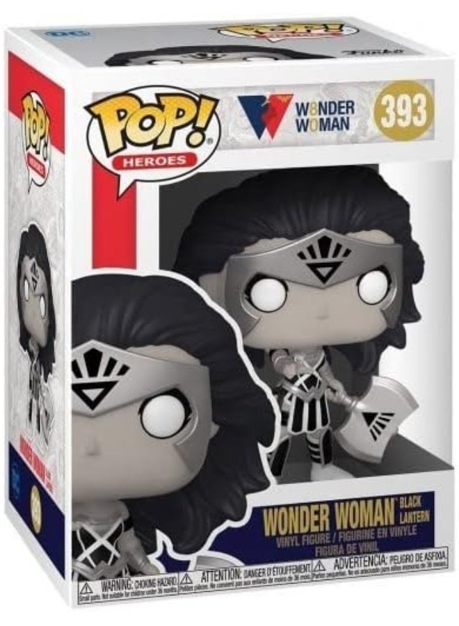Funko POP Heroes: Wonder Woman 80th Anniversary - Glow in The Dark Black Lantern Wonder Woman, 3.75 inches - Image 2