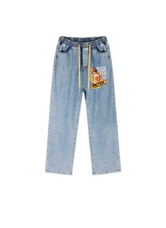 KUYING New One Piece Wide Leg Casual Jeans  - Image 1