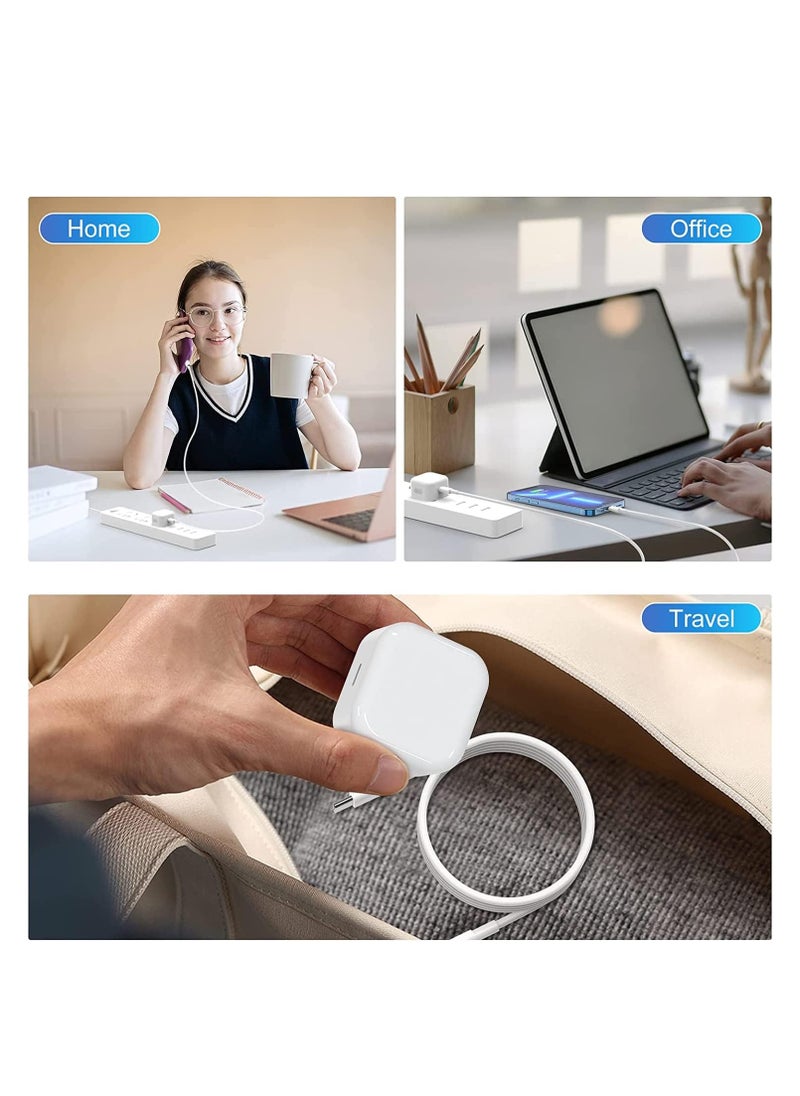 MJZ - MFi Certified iPhone 20W Fast Charger, USB C Wall Fast Charger with 1m USB C to Lightning Cable Compatible with iPhone 14/14 Pro/14 Pro Max/13/12/SE2020/11/XR/XS Max/X/iPad, ect - Image 1