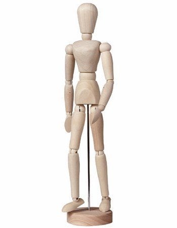 Brustro Artists Human Manikin (Mannequin) - Female 8 Inches - Image 3