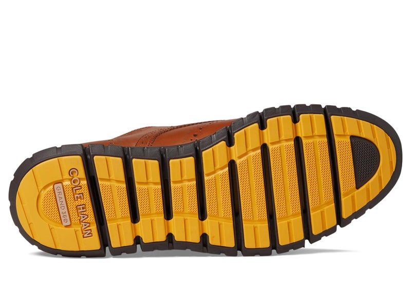 Cole Haan Mens Zerogrand Remastered Wing Tip Oxford, British Tan/Java, 8.5-W US - Image 3