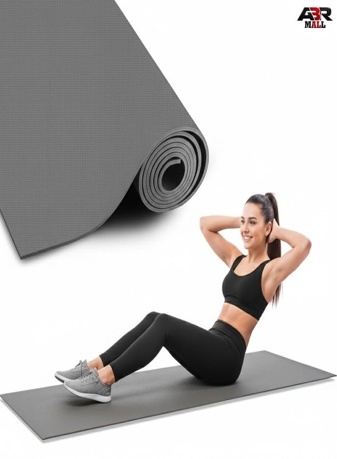 ABR Mall Eco-Friendly Anti-Slip 4MM Thickness Yoga mat for Gym Workout and Flooring Exercise Yoga Mat for Men & Women Fitness - Image 5