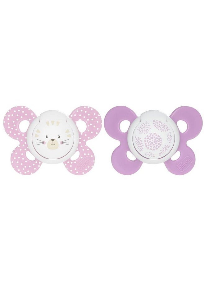 Chicco CHICCO Physioforma Comfort|Soother/Pacifier |BPA-Free with Steriliser Carry Case|6-16Mn(1Pc-Pink)  - Image 1