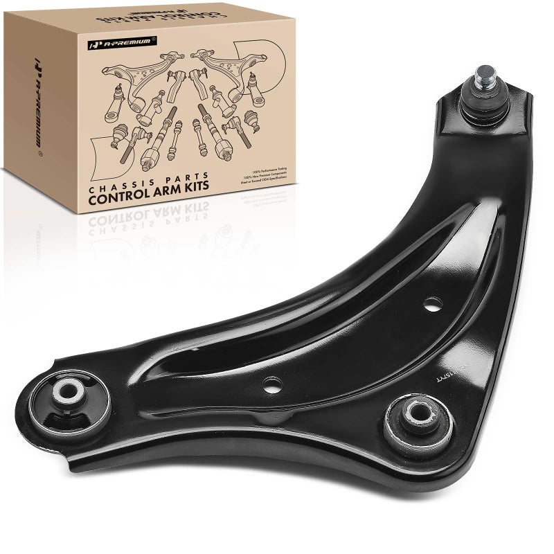 A-Premium APremium Front Left Lower Control Arm with Ball Joint Bushing Compatible with Nissan Juke 20112017 LEAF 20112017