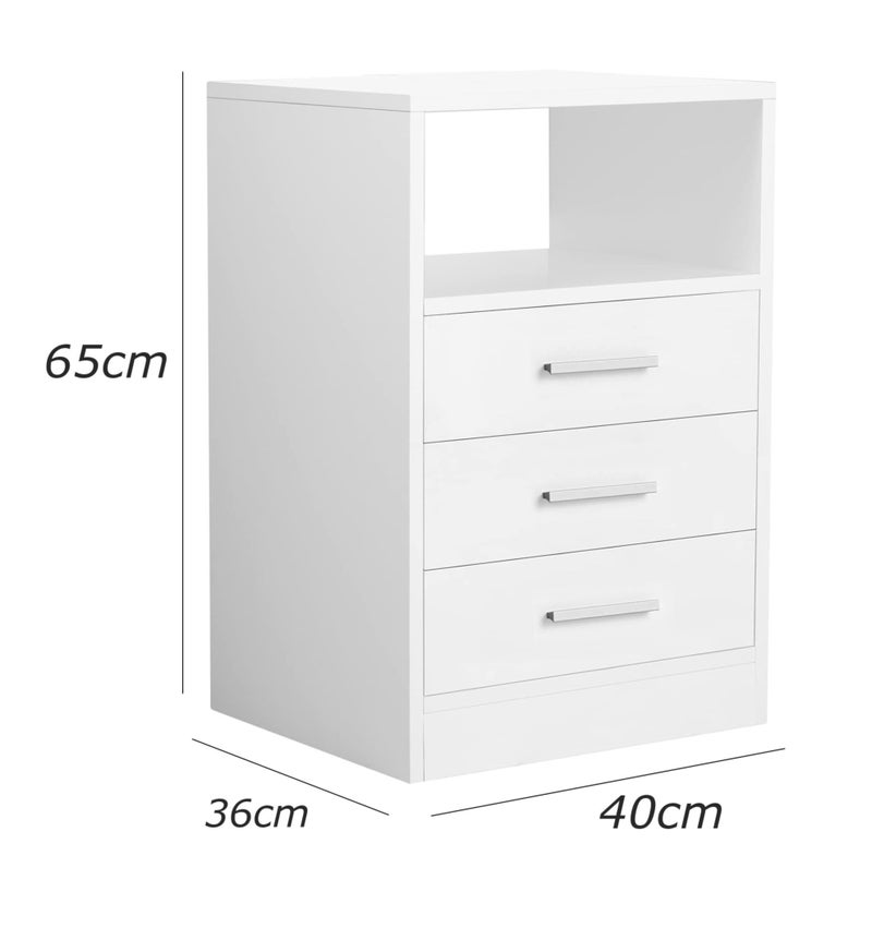 فرنتشر ستور وحدة ادراج مودرن ام دى اف - ارتفاع 65 سم - عرض 40 سم - عمق 36 سم ، من فرنتشر ستور. - Image 3