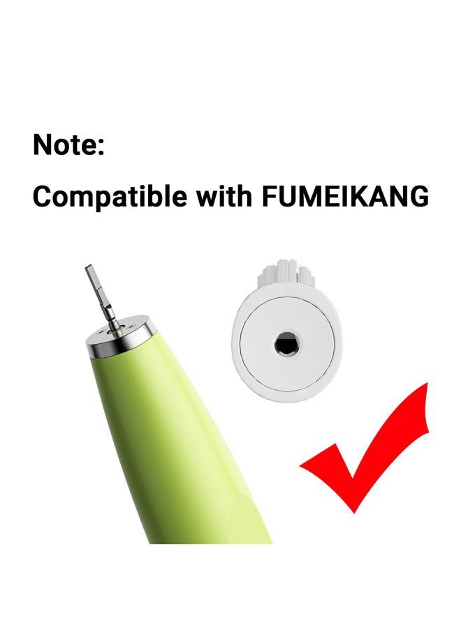 FUMEIKANG Kids Electric Toothbrush Heads Replacement Compatible with Philips Sonicare (Pack of 3) (Green, Medium) - Image 3