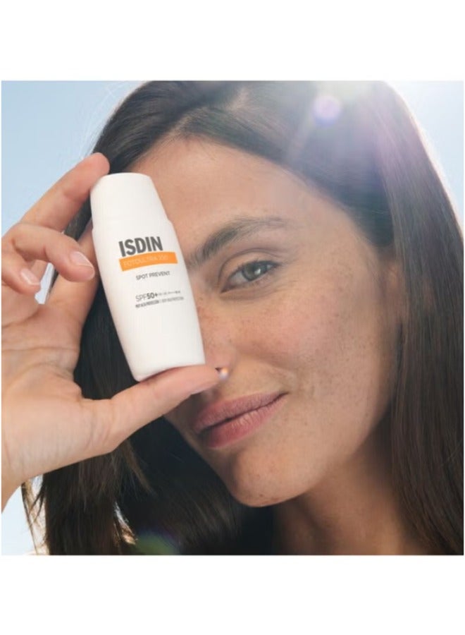 Isdin Fotoultra 100 Spot Prevent SPF 50+ 50ml - Sunscreen for Dark Spots & Hyperpigmentation, Broad-Spectrum Protection - Image 2