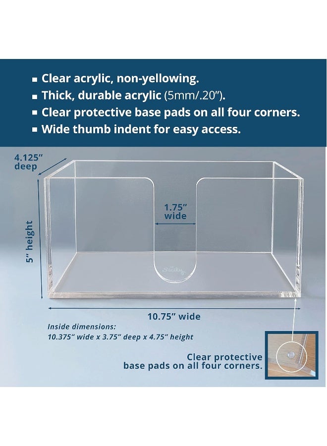 TPGP Acrylic Paper Towel Holder (5mm Acrylic) Paper Towel Dispenser Countertop-Bathroom, Kitchen  - Image 3