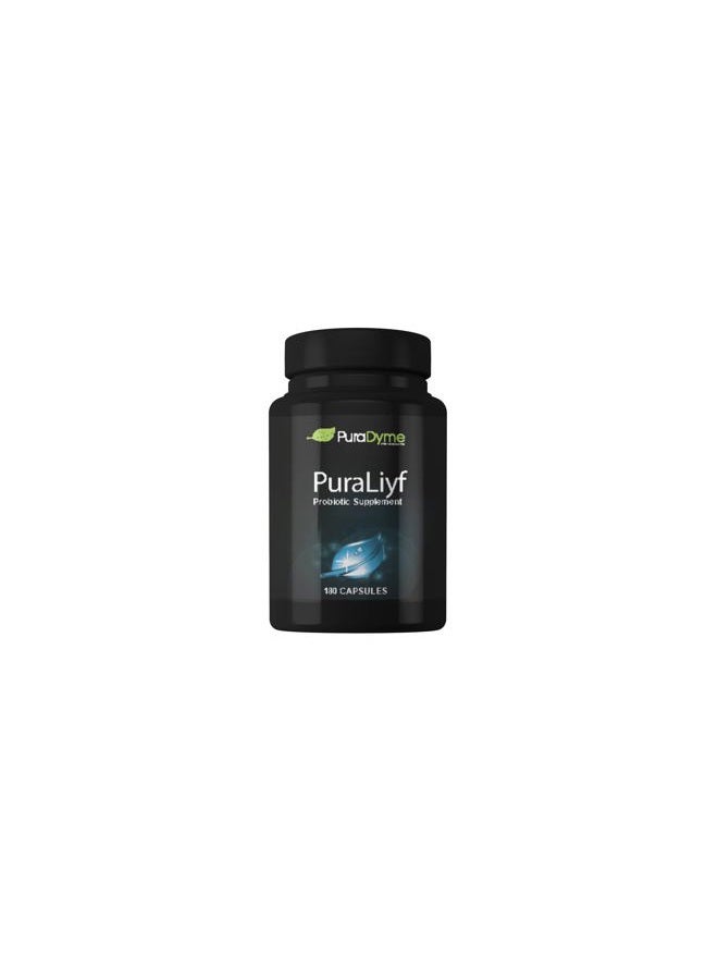 PuraDyme PuraLiyf Digestive Enzymes with Probiotics | Probiotic Supplement Enhanced with Proteolytic Enzymes for Digestion by Lou Corona | 180 Capsules - Image 1
