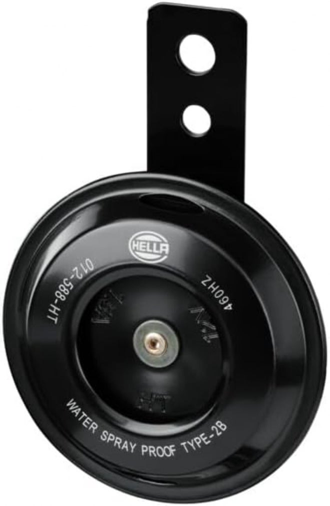 HELLA 012588061 Motorcycle Series Black 12V Disc Horn (Universal Fit-Single Blister Pack) Solid anti-deform - Image 2