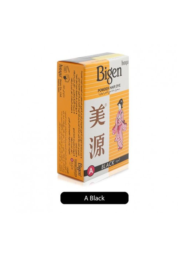 Bigen Powder Hair Dye A Black - Image 2