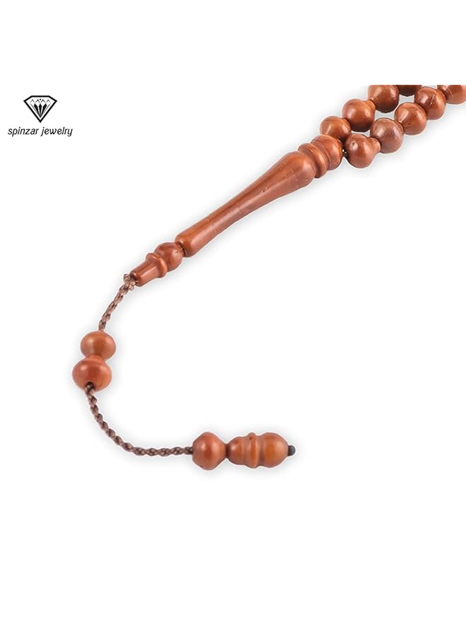 erorex Jewelry 99 Istanbulic Wood Rosary Unisex Special Occasions 5Mm 13In - Image 2