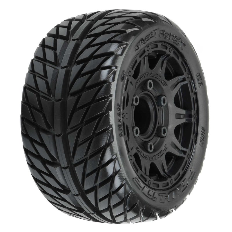 Pro-Line ProLine Racing Street Fighter LP 28 MTD Raid Black 6x30 FR PRO1016110 RC Tire - Image 3