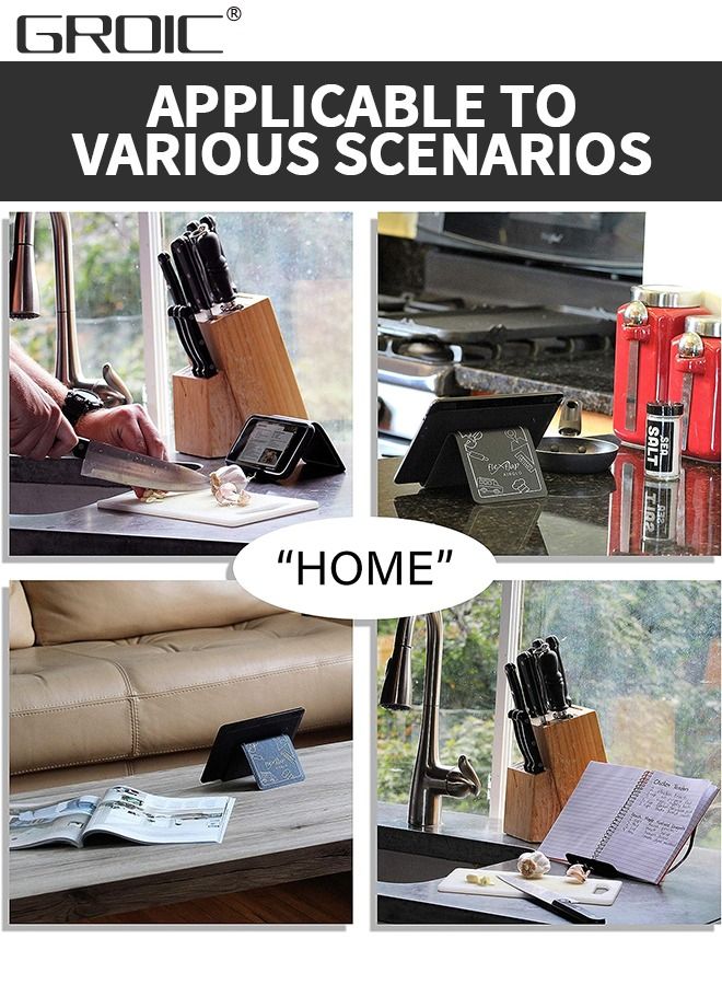 GROIC Airplane Travel Essentials for Flying Flex Flap Cell Phone Holder & Flexible Tablet Stand for Desk, Bed, Treadmill, Home & in-Flight Airplane Travel Phone Stand Accessories - Travel Must Haves Cool Ga - Image 5