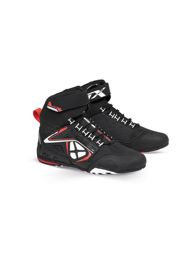Ixon KILLER Motorcycle Shoes Black White Red