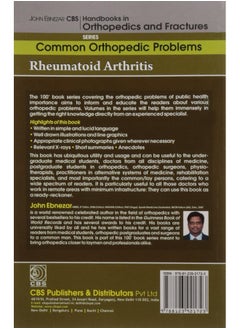 John Ebnezar CBS Handbooks in Orthopedics and Factures: Common Orthopedic Problems: Rheumatoid Arthritis - pzsku/Z0C2CEFAD04C2DAA2EFE3Z/45/_/1730195281/2657ab28-1cb4-4853-a83e-2aa0d5b98744