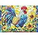 MINIWAN Stained Glass Rooster Puzzles for Adults 1000 Pieces Colorful Rooster Puzzle for Adults Mosaic Jigsaw Puzzles1000 Pieces with Letters on Back Hard Impossible Difficult Challenging Family Puzzle - Image 2
