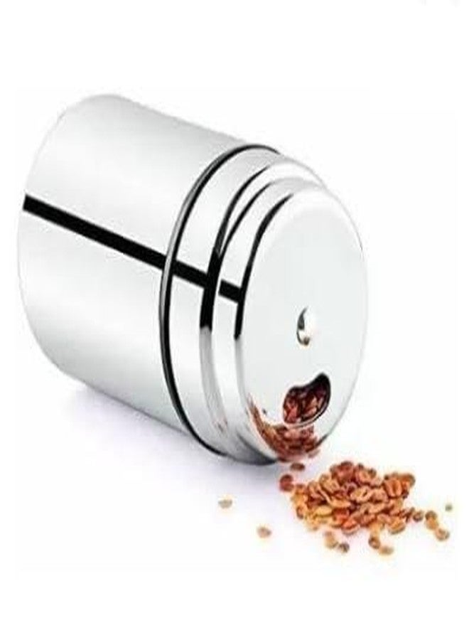 ImegaZ Stainless Steel Mukhwas Container | Mouth Freshner Dibba for Home and Office 200 Ml Pack of 1 - Image 1