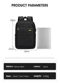 804 Business Professional Office Travel Laptop School Work Daily Use Backpack – Water-Resistant USB Charging Port Fits 15.6-inch Laptops - Black - pzsku/Z0C2D0CD171D563BA051AZ/45/_/1739628350/3c77bafa-4b5d-44c0-96f8-95fbe7a8f57a