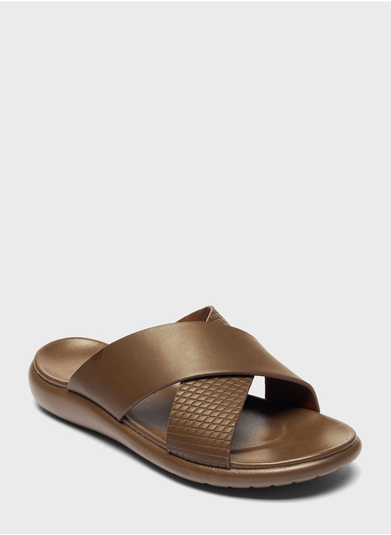 LBL by Shoexpress - Casual Cross Strap Sandals - Image 1