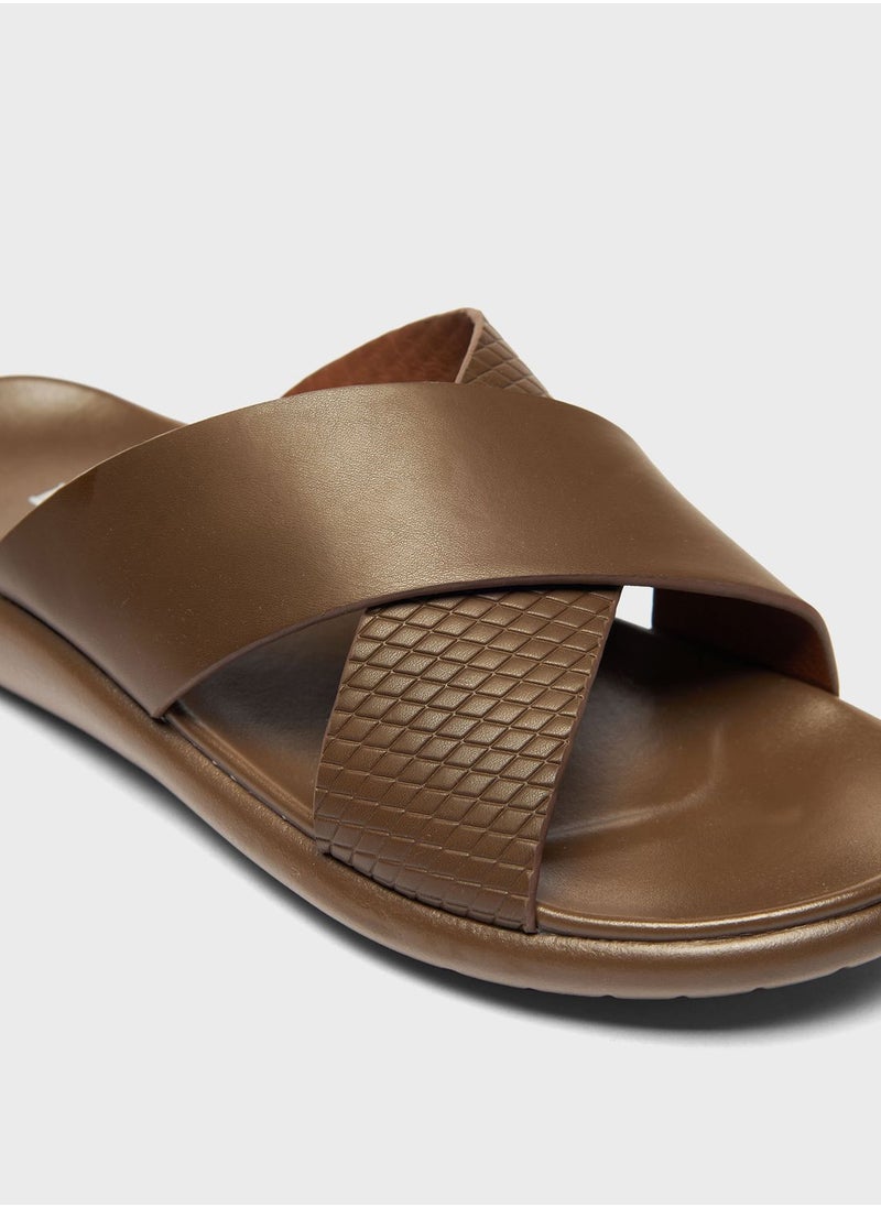 LBL by Shoexpress - Casual Cross Strap Sandals - Image 1